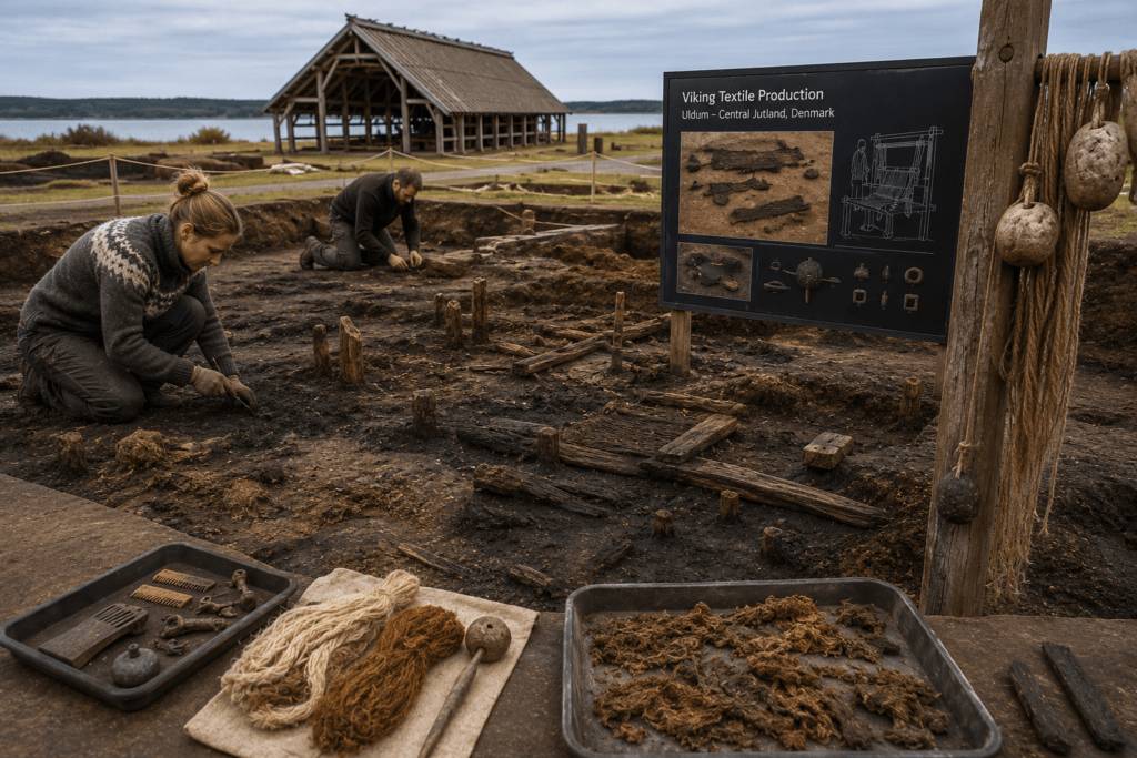 Denmark’s Viking Textile Site