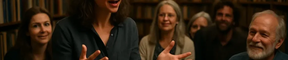 Norse Heritage Storytelling shown through a carved hammer and open book