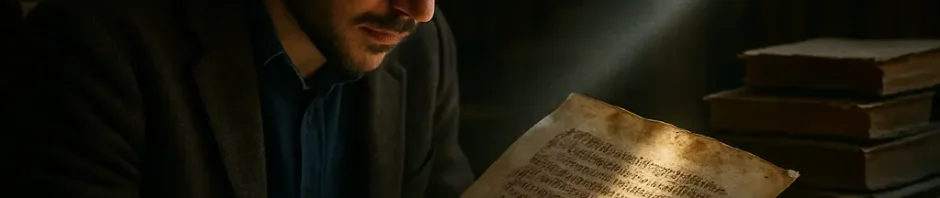 Old Norse AI workflow beside a medieval manuscript page